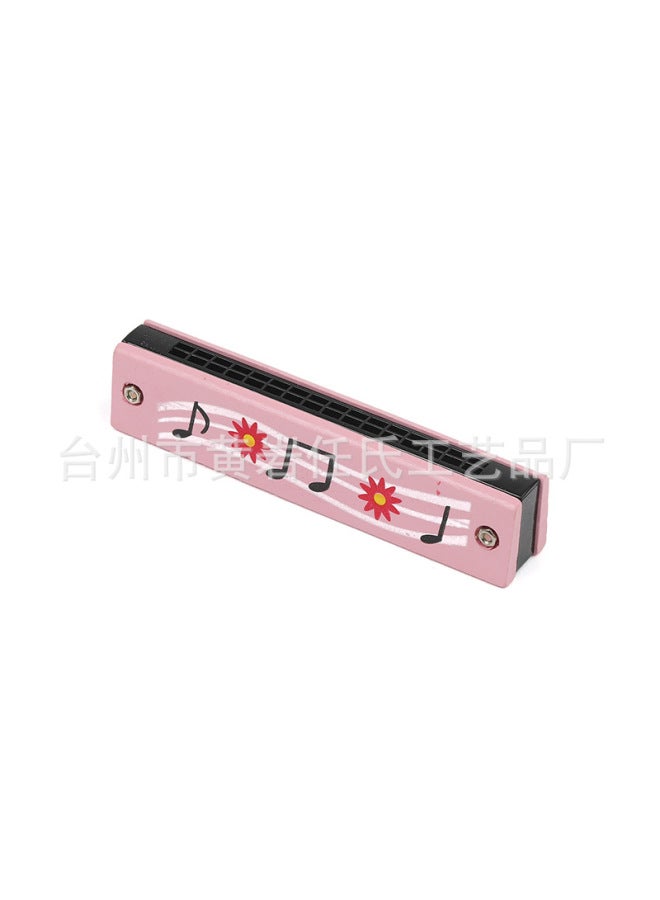 Wooden Harmonica Toy 16 Hole Wind Instrument Children Enlightenment Musical Instrument - Image 2