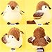 Niceup 45in Bird Small Stuffed Plush Animals Mallard Duck Cockatiel Kiwi Kingfisher Pheasant Sparrow Stuffies Cuddly Bead Bag Sensory Toy for Easter Basket Stuffer - Image 4