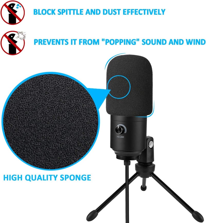 SUNMON K669B Mic Boom Arm with Foam Windscreen, Suspension Boom Scissor Arm Stand with Pop Filter Cover Compatible with Fifine K669B Microphone by - Image 4