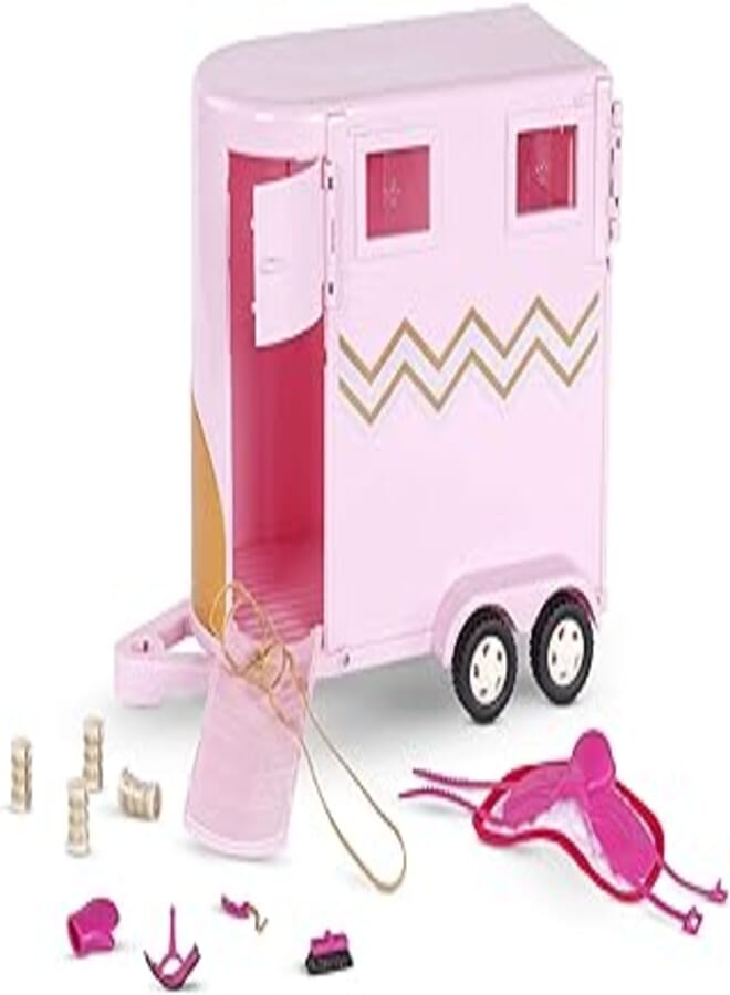 LORI HORSE TRAILER (PINK & GOLD)
