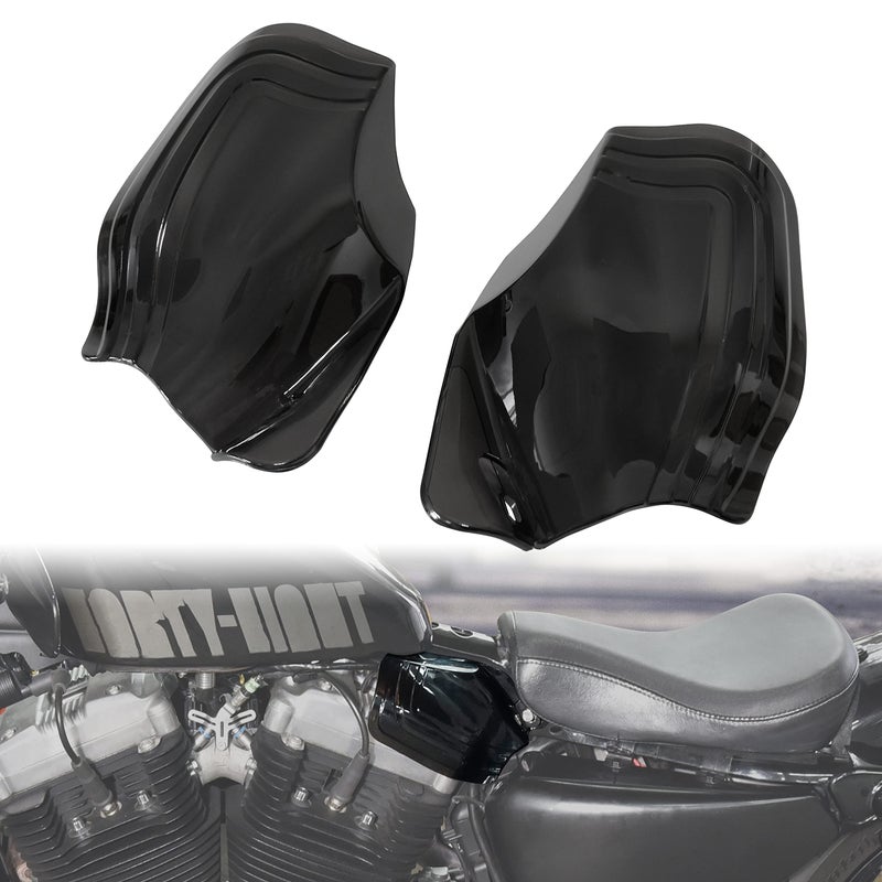 VEISUTOR Motorcycle Saddle Shield Heat Deflector for Harley Sportster VEISUTOR Heat Air Deflector Saddle Shields for Harley Sporster 20142019 Iron 883 XL1200CX Accessories 1 Pair
