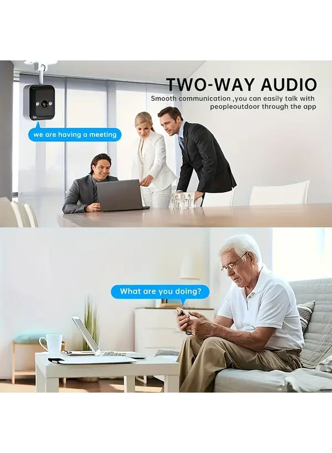 JOOAN CCS9 Mini Security Camera 1080P HD 2 Way Audio Motion Detection Night Vision Wi Fi - Image 5