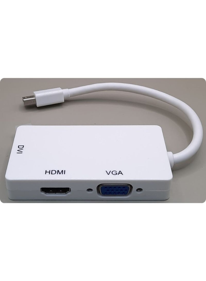 محول من منفذ Mini DP ذكر إلى منفذ HDMI/VGA/DVI أنثى - Image 1