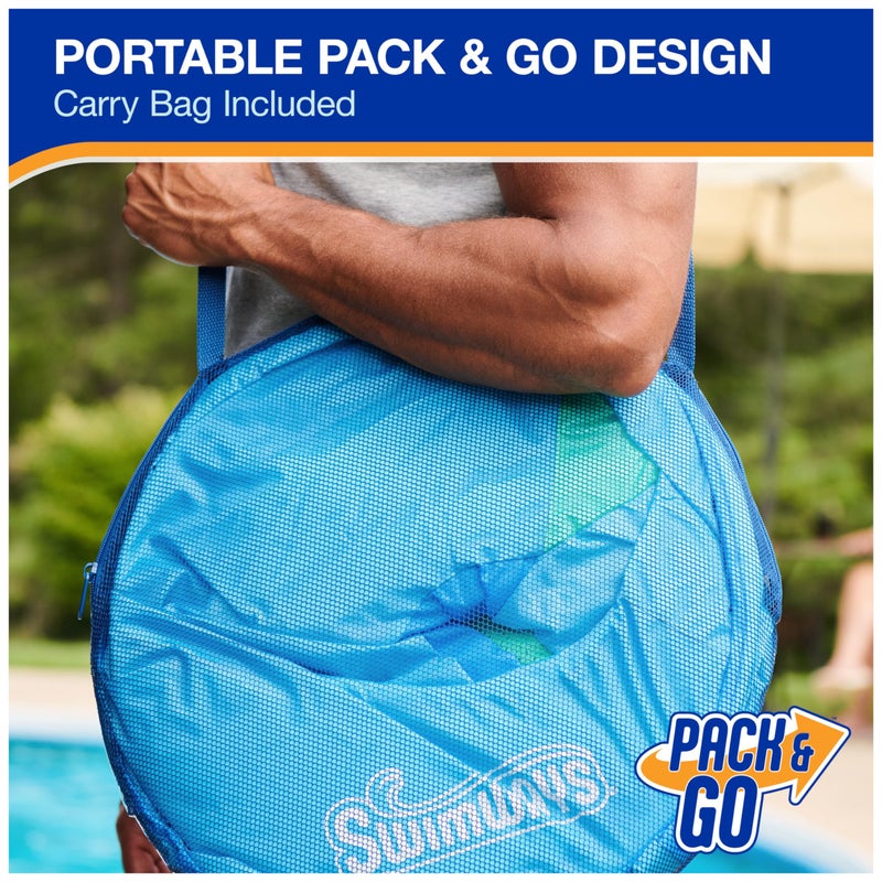 SwimWays Spring Float Premium XL Recliner Chair, Inflatable Pool Floats Adult with Fast Inflation, 25% Larger Than Recliner, Supports Up to 300 lbs - Image 5