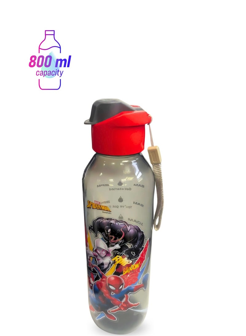 سكي زجاجة مياه للتزلج فينيس 800 مل PP سبايدرمان - Image 1