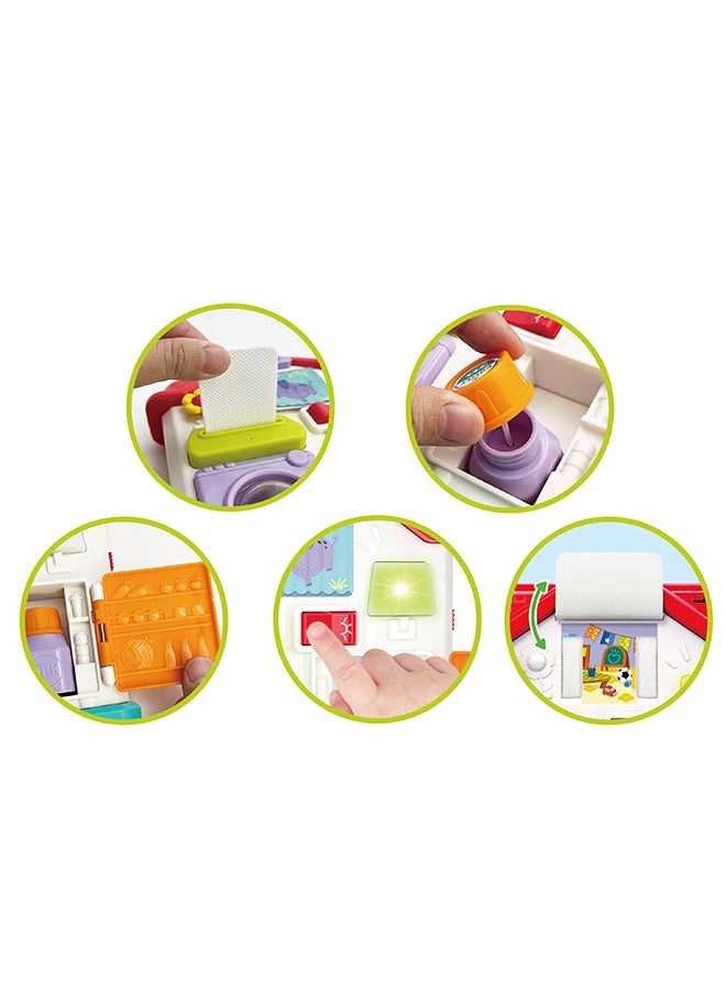 HOLA Montessori Activity Toy House for Babies 10M+ | Sensory Learning Busy House with Lights, Music, Pretend Play, Fine Motor Skills & Home Appliance Simulation | Educational Toddler Toy - Image 4
