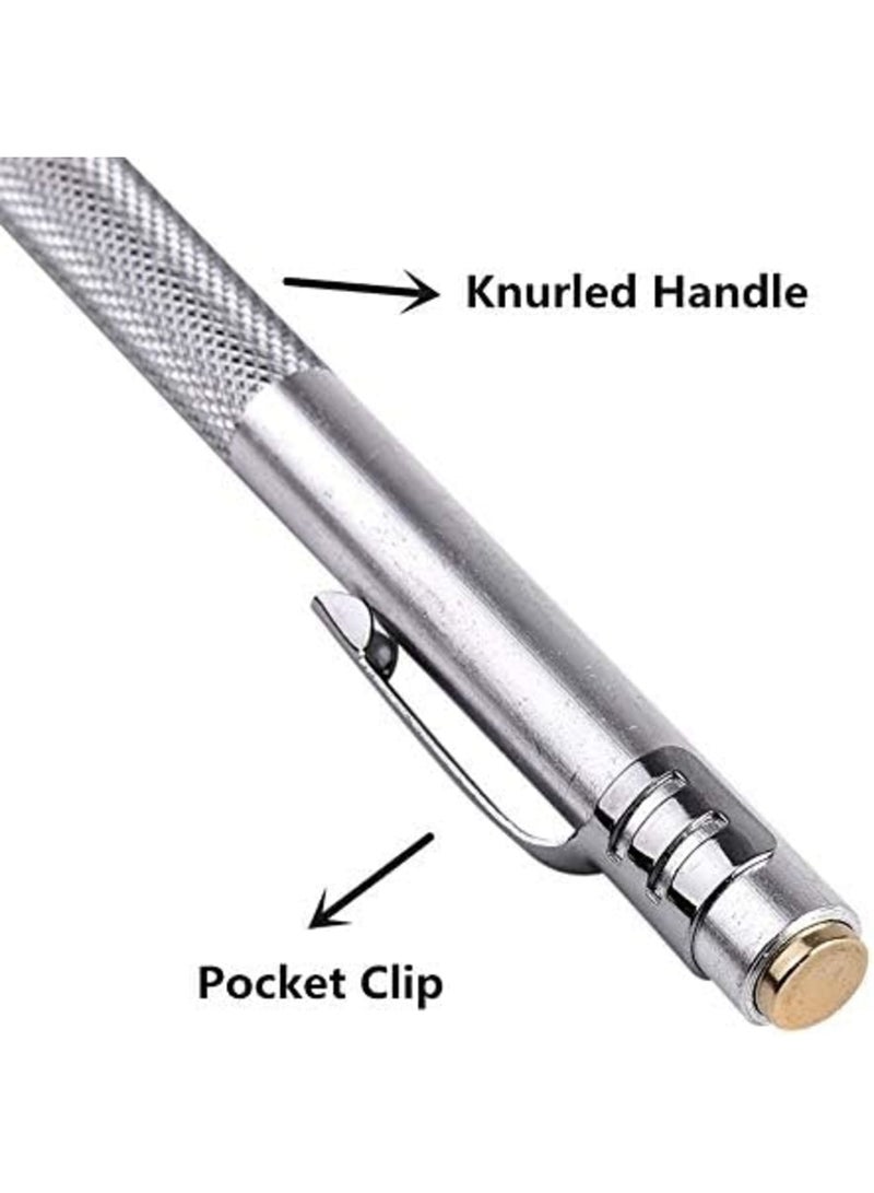 Luckam Tungsten Carbide Tip Scriber, 2 pcs Aluminium Etching Engraving Pen with 2 Replacement Marking Tip for Glass, Ceramics, Metal Sheet - Image 4