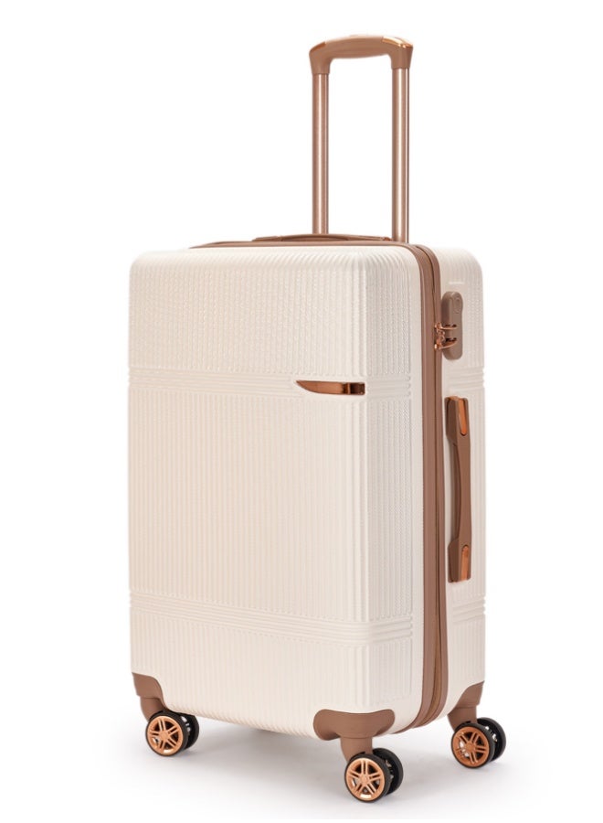 ليمرا طقم شنط سفر من 4 حقائب أمتعة من ماركة ليمرا بتصميم أنيق بلون بيج ذهبي - Image 3