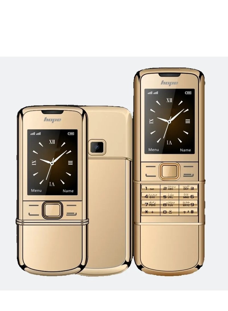 Hope Gold Luxury Slider Classic Mobile Phone - Image 1