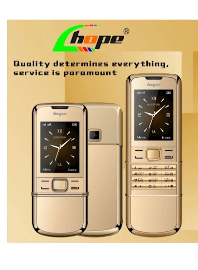 Hope Gold Luxury Slider Classic Mobile Phone - Image 2