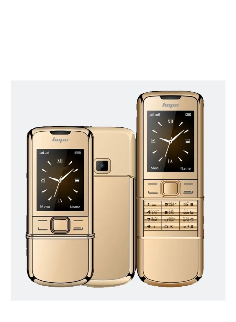 Hope Gold Luxury Slider Classic Mobile Phone - Image 1