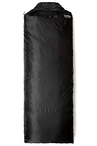 Snugpak Jungle Bag Lightweight Sleeping Bag with Left or Right Side Zip, Compact Travel and Camping Bag, Black - Image 1