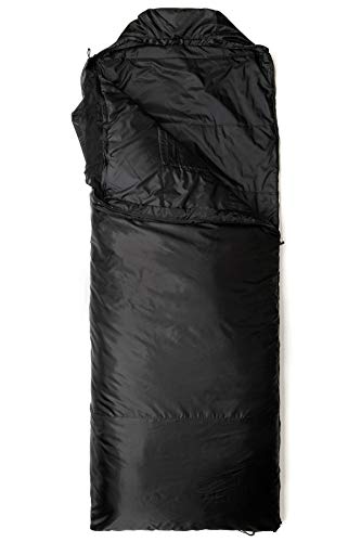 Snugpak Jungle Bag Lightweight Sleeping Bag with Left or Right Side Zip, Compact Travel and Camping Bag, Black - Image 2