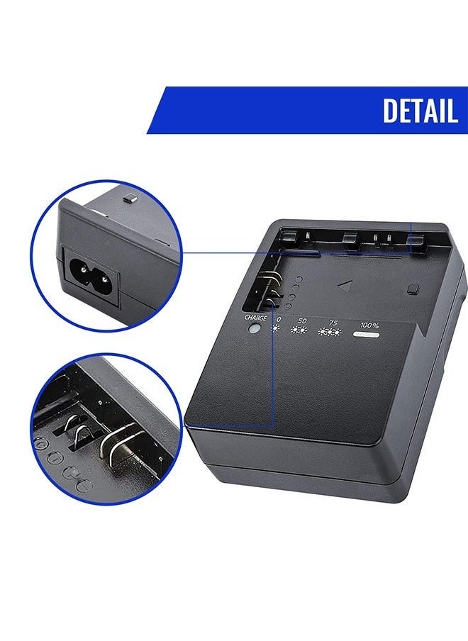 Unewshi - LP-E6 Camera Battery Charger for Canon LC-E6 LC-E6N EOS 90D 80D 70D 60D 60DA 7D Mark II 7D 6D Mark II 6D 5D Mark IV 5D Mark III 5D Mark II Battery Quick Charger SLR Digital Power Supply - Image 1