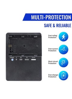 Unewshi LP-E6 Camera Battery Charger for Canon LC-E6 LC-E6N EOS 90D 80D 70D 60D 60DA 7D Mark II 7D 6D Mark II 6D 5D Mark IV 5D Mark III 5D Mark II Battery Quick Charger SLR Digital Power Supply  - Image 5