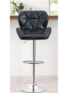 CityRiya-Long Bar Stools Swivel Kitchen Dining Chair Adjustable Bar Chairs Modern Barstools Square Lounge Chair Island Chair Counter Height Metal Chairs with Back for Home Kitchen Island  - Image 1