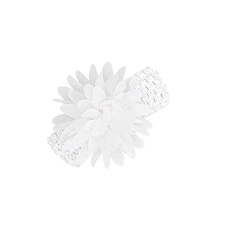 Niyage Baby Girls Clothes Dress Headband Shoes 3 Pcs Set Flowers Party Outfit Floral Dress White 9-12 Months - Image 4