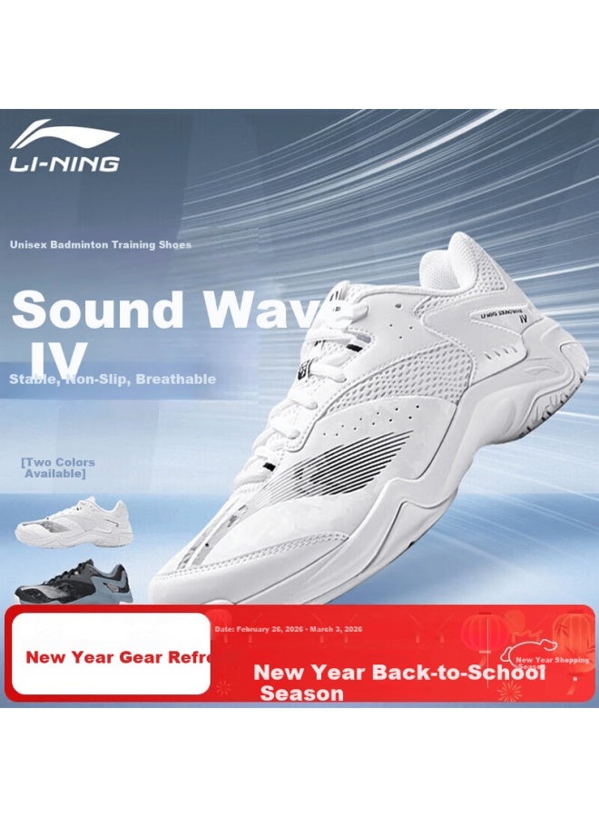 Li-Ning أحذية بادمنتون لي-نينغ ينلانغ IV يونيفرسال للتدريب والمنافسة الرياضية غير قابلة للانزلاق متينة قابلة للتنفس مريحة - Image 1