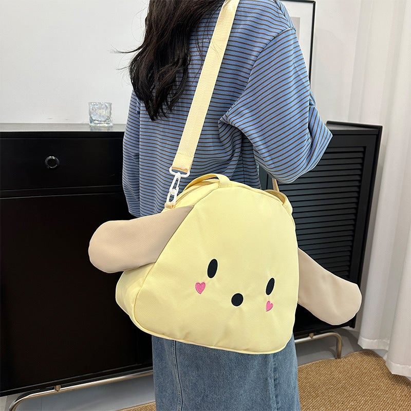 Japanese Style Cute Puppy Handbag Style Distinctive Large Capacity Girl Sweet Doll Single Shoulder Underarm Bag For Women - Image 5