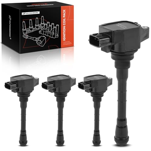 A-Premium Ignition coil Packs Compatible with Nissan Altima 2019-2021, Rogue 2021-2022, L4 2.5L, 4-PC Set - Image 1