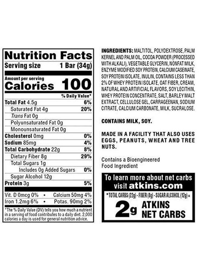 Atkins - Endulge Bar 3 5Pkchoc Carm 1.2 Oz - Image 1