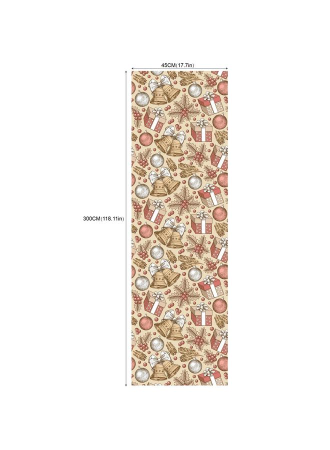 Bluejw Foreign Trade Christmas Self-adhesive Wallpaper Wallpaper Removable Wallpaper Living Room Transformation Wall Stickers CRW001-020 - Image 1