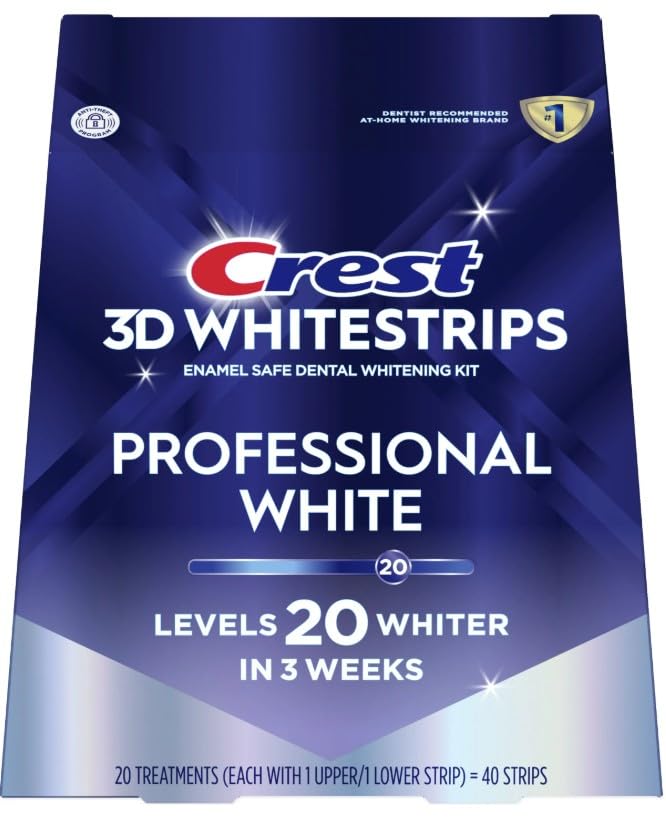 Crest 3D No Slip Whitestrips Professional Effects Teeth Whitening Kit 20 ea - Image 1