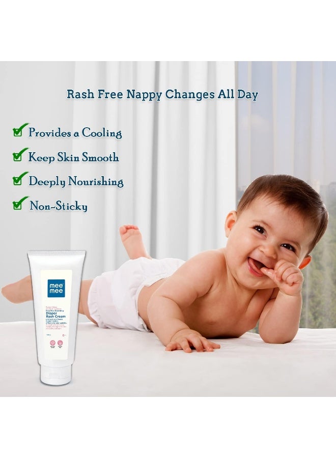Mee Mee Baby Nappy Cream | Natural Diaper Rash Cream | Treats and Prevents Diaper Rash | Goodness of Aloe Vera (with Soothing Relief- 100 g (Single Pack) - Image 5