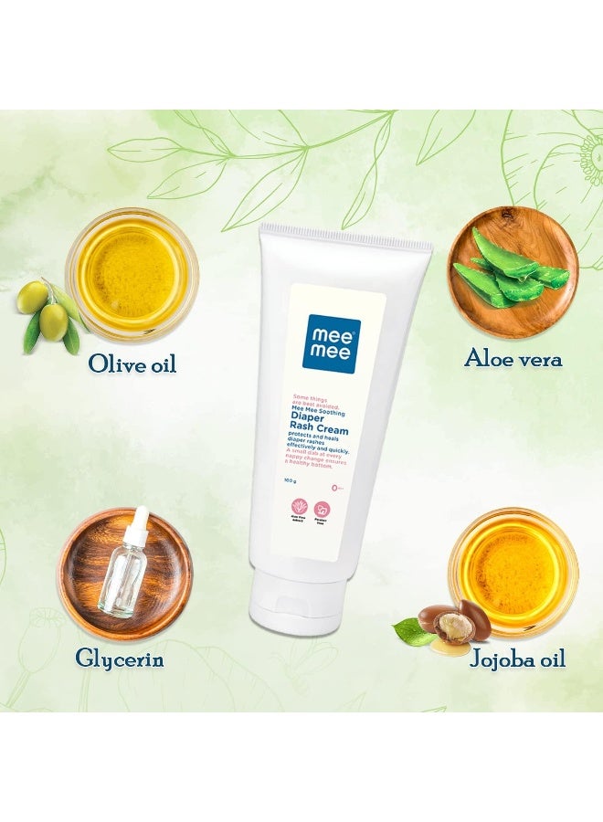 Mee Mee Baby Nappy Cream | Natural Diaper Rash Cream | Treats and Prevents Diaper Rash | Goodness of Aloe Vera (with Soothing Relief- 100 g (Single Pack) - Image 3