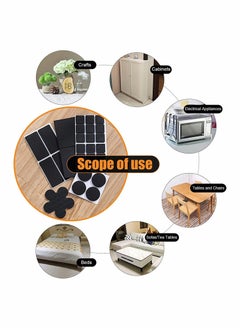 Y&D Furniture Pads Anti Slip Rubber Self Adhesive Grippers Non for Legs Scratch Silicone Floor Protectors Hardwood Floors 186Pcs  - Image 5