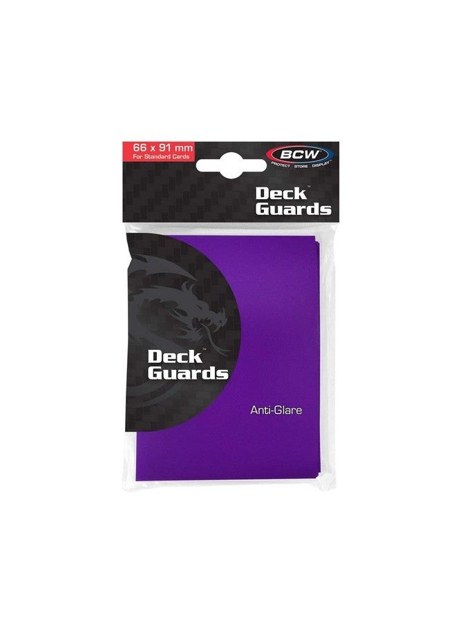 Spectrum Violet Prism Deck Case With 100 Ct Matte Deck Guard Card Sleeves