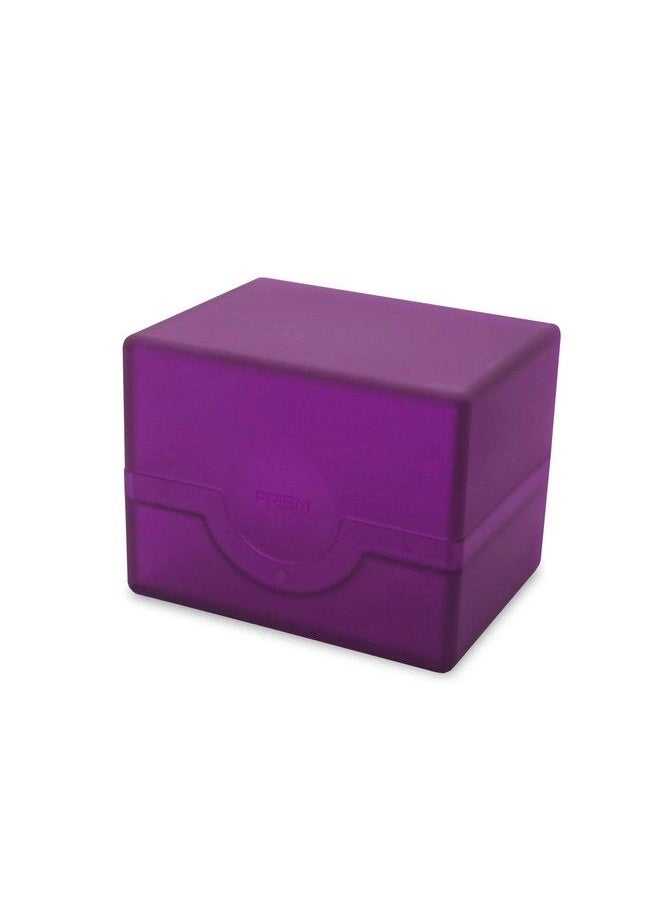 Spectrum Violet Prism Deck Case With 100 Ct Matte Deck Guard Card Sleeves