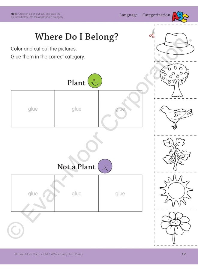 Early Bird: Plants, Age 4 - 5 Workbook  - Image 3