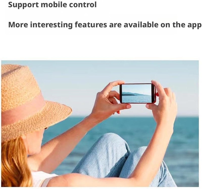 Red Mini Drone With 4K Camera Altitude Hold LED Lights One Touch Takeoff - Image 3