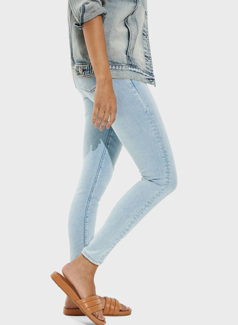 American Eagle High Waist Distressed Jeggings