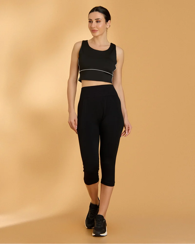 Redtag Women Black Active Bra