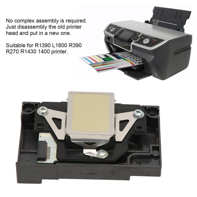 Replacement Printer Printhead Compatible with Epson R1390 L1800 R390 R270 R1430 1400 - Image 3