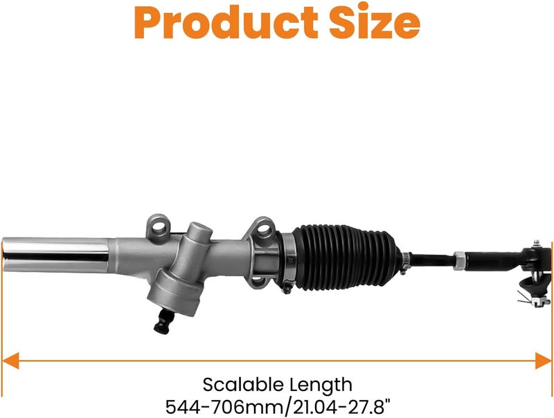 Tuningsworld Steering Gear Box Rack and Pinion for Golf Cart 2001-UP Electric Carts - Image 4
