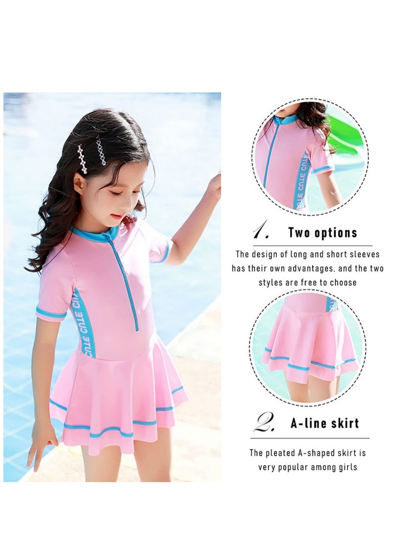 Generic Child Swimwear Girls Swimwear Boxers Two Piece Swimming Suit Skirt Children Bathing Suit Swimming Suit For Kid Baby New Swimsuit 2XL - Image 5
