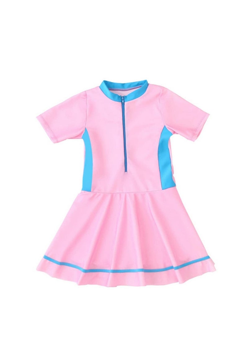 Generic Child Swimwear Girls Swimwear Boxers Two Piece Swimming Suit Skirt Children Bathing Suit Swimming Suit For Kid Baby New Swimsuit 2XL - Image 1
