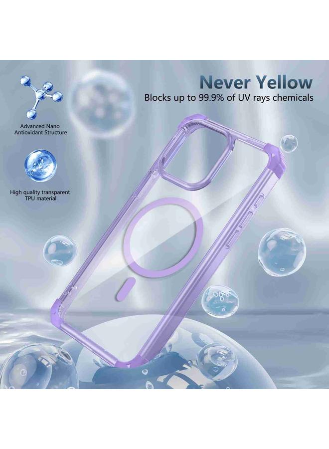 اس-توب جراب هاتف مغناطيسي شفاف من ماج سيف لهاتف آيفون 12 برو - Image 2