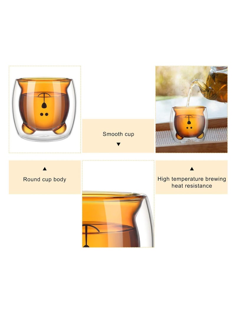 SYOSI Sweet Coffee Tea Milk Bear Cat Panda Espresso Cups Mugs - Image 2