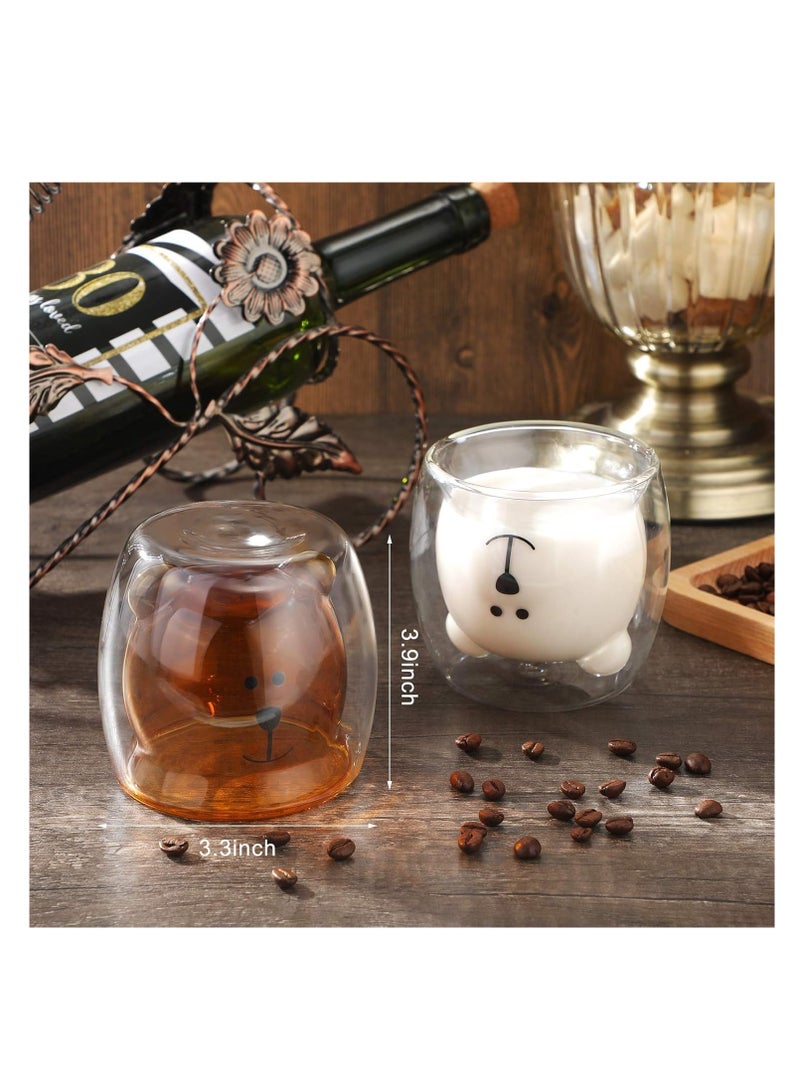 SYOSI Sweet Coffee Tea Milk Bear Cat Panda Espresso Cups Mugs - Image 4