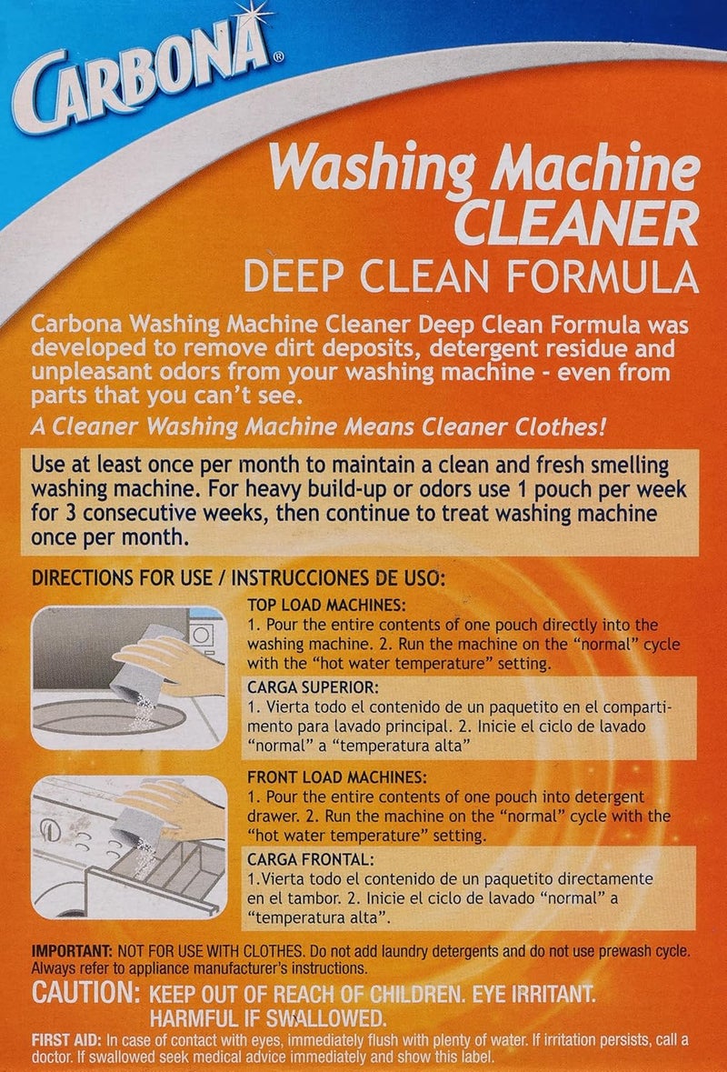 Carbona Cleaner Washing Machine Deep Cleaner, 10.58 oz - Image 2
