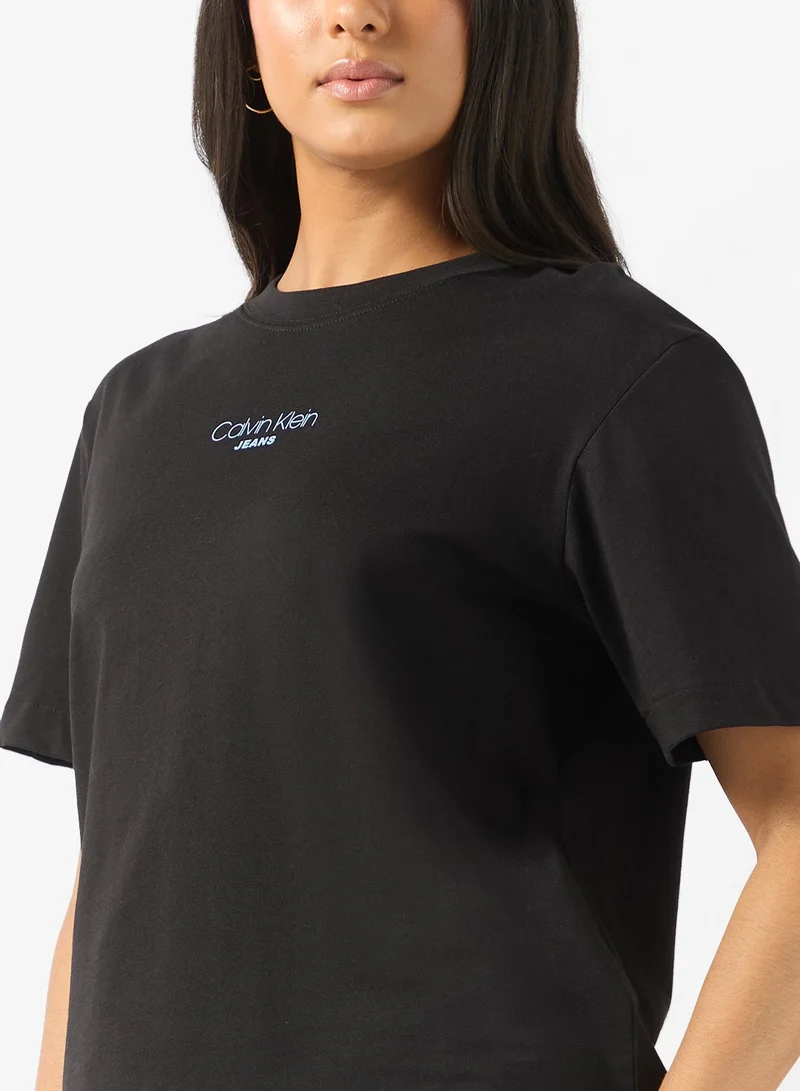 Calvin Klein Jeans Logo Crew Neck T-Shirt