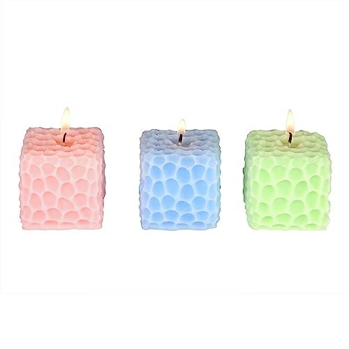 PROSPERRO LUMO by Parkash Candles Honey Comb Pattern || Paraffin Wax || Scented Candles || Set of 3 - Image 3