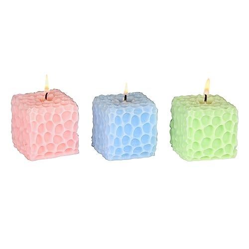 PROSPERRO LUMO by Parkash Candles Honey Comb Pattern || Paraffin Wax || Scented Candles || Set of 3 - Image 4