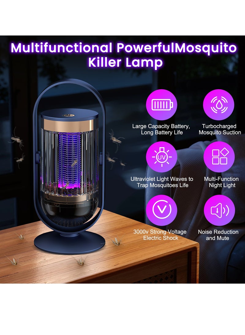Necomi - Electric Bug Zapper, Insect Repellent Device USB Rechargeable Mosquito Zapper Trap Lamp - Image 1