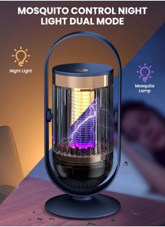 Necomi Electric Bug Zapper, Insect Repellent Device USB Rechargeable Mosquito Zapper Trap Lamp  - Image 1