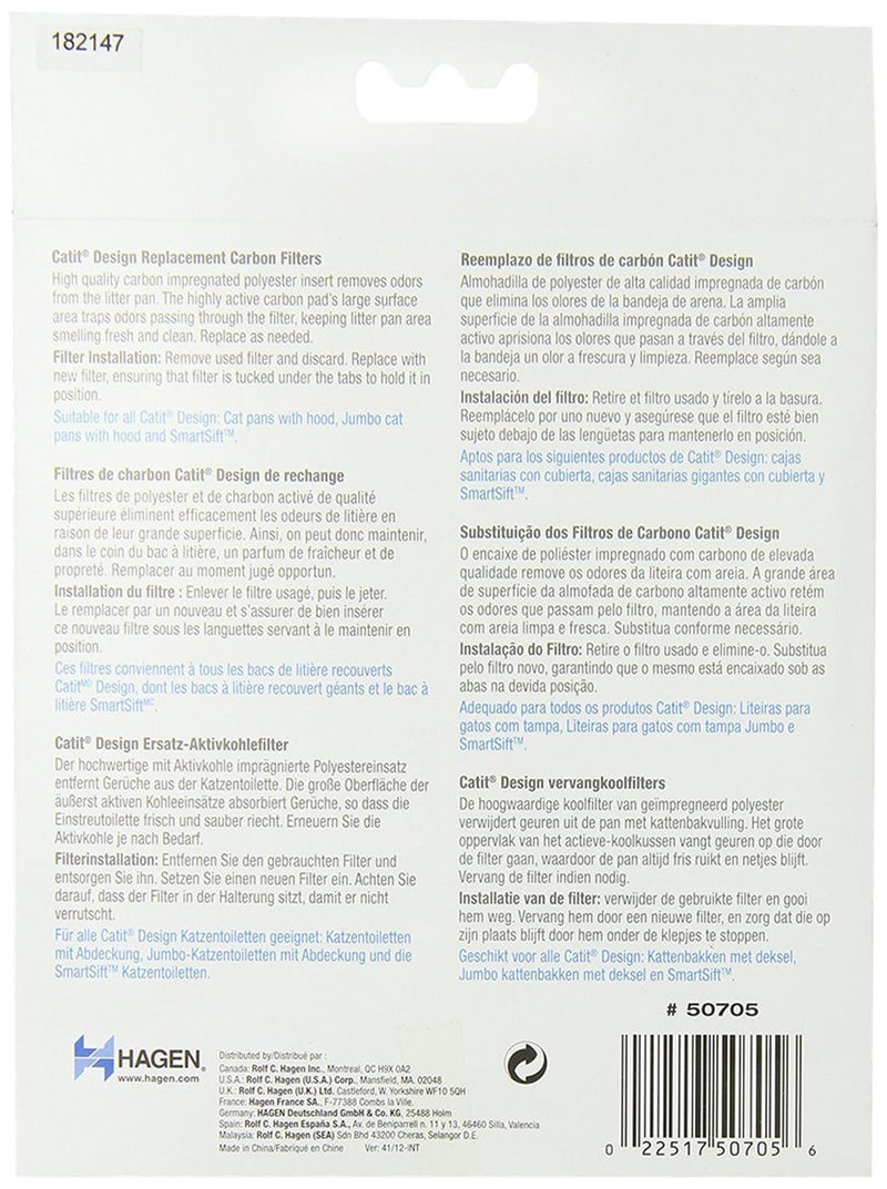 Catit Carbon Replacement Filter for Large Breeds Pack of 2 - Image 2